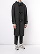 SOLID HOMME hooded duffle coat