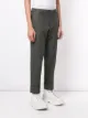 SOLID HOMME cropped turn up trousers