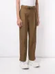 SOLID HOMME high-waisted straight leg trousers