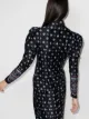 Erdem geometric print puff sleeve blouse