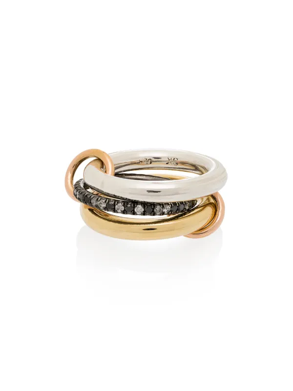 Spinelli Kilcollin 18kt Yellow And White Gold Diamond Ring - Farfetch