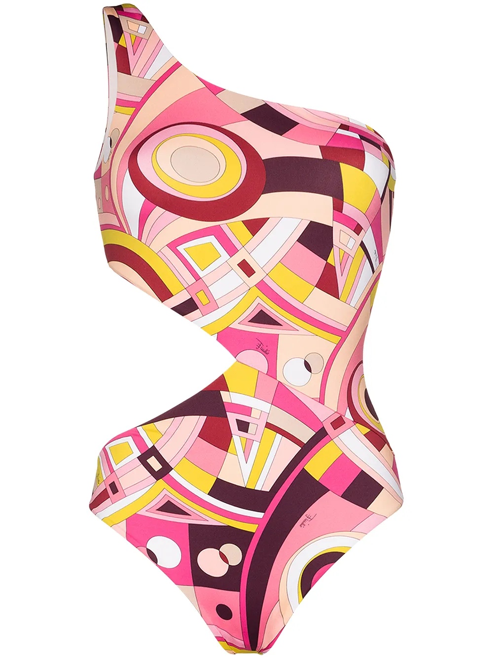 

PUCCI traje de baño con estampado geométrico - Rosado