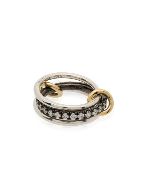 Spinelli Kilcollin Petunia stacked diamond ring