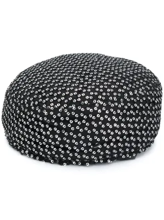 Maison Michel Sancha Sequined Pillbox 
