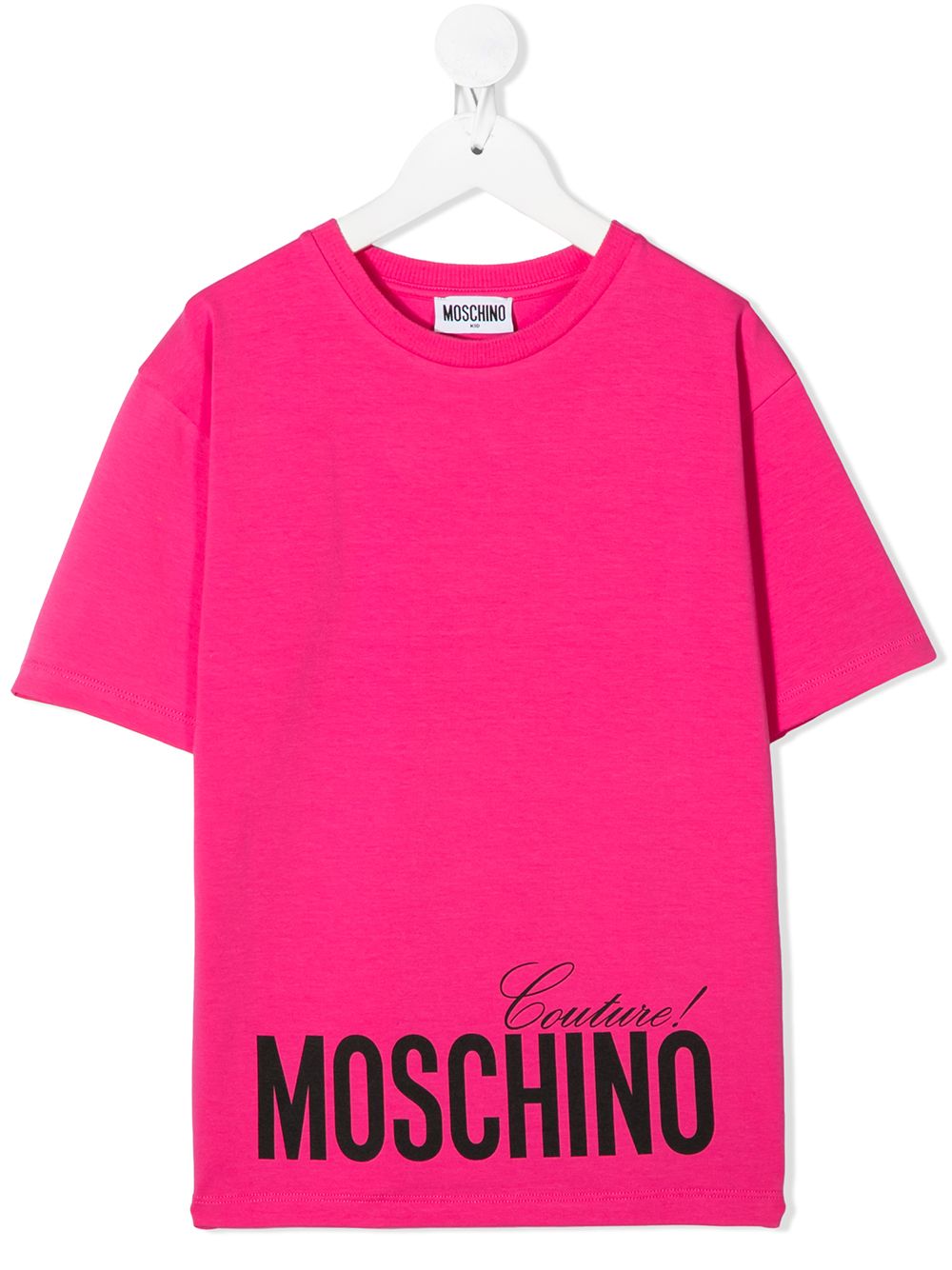 фото Moschino kids футболка с логотипом