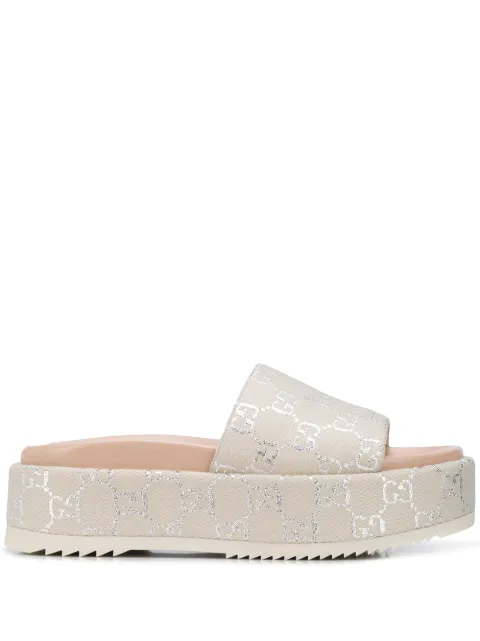 gucci gg platform sandals