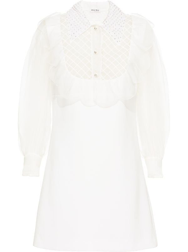 miu miu white dress