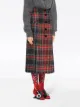 Miu Miu crystal-embellished plaid midi skirt