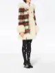 Miu Miu check-pattern single-breasted coat