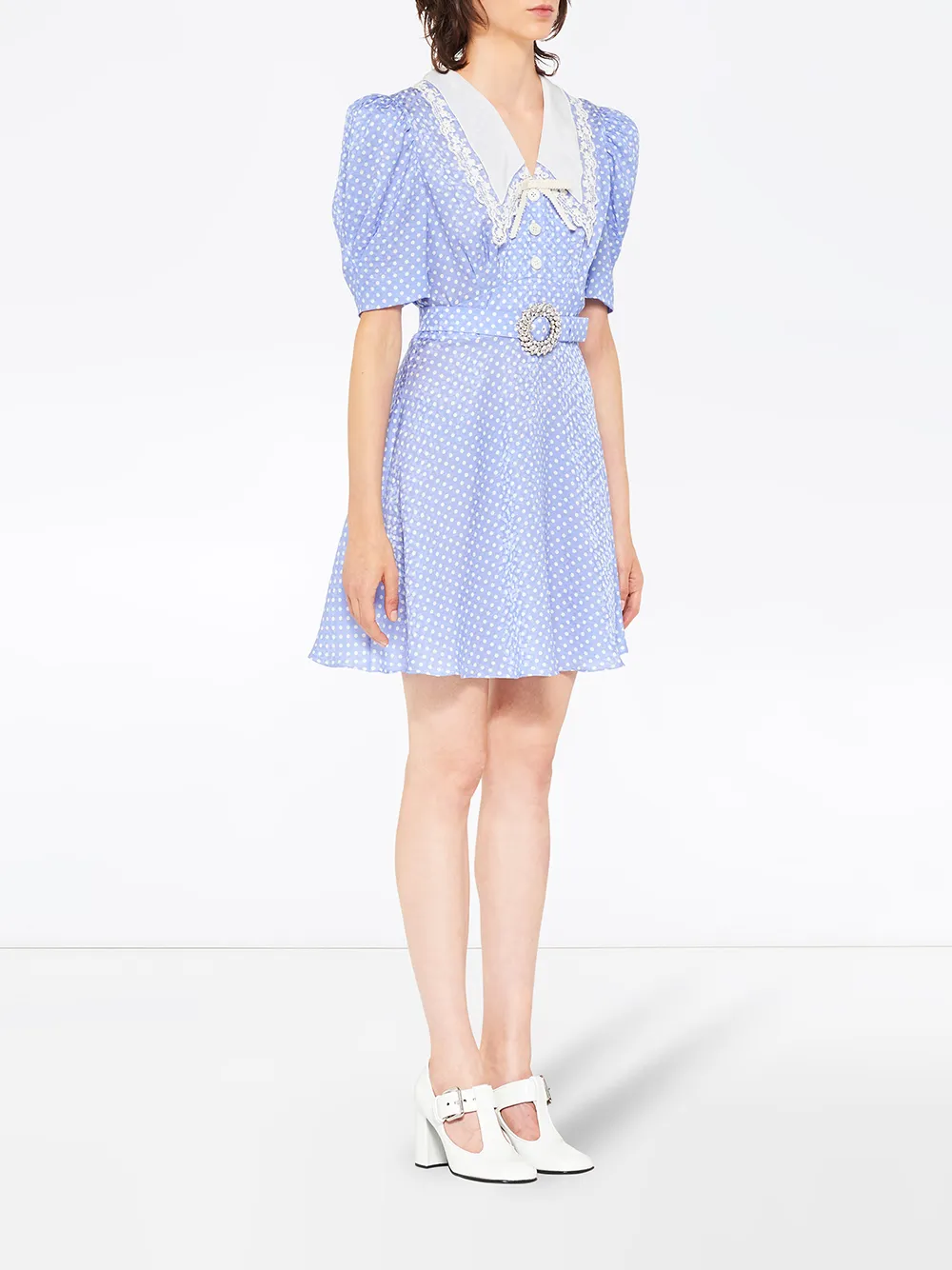 miu miu blue dress