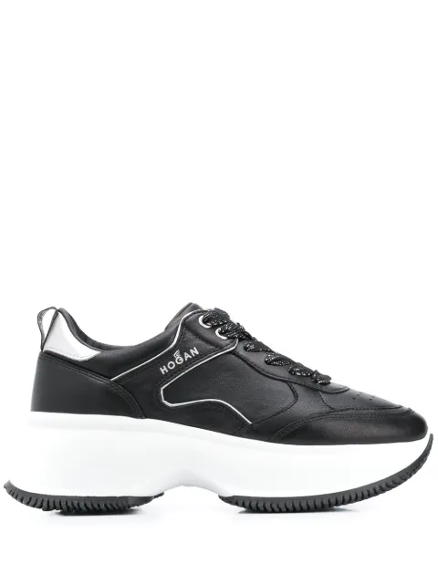 Sneakers Maxi I Active Hogan nero suola bianco