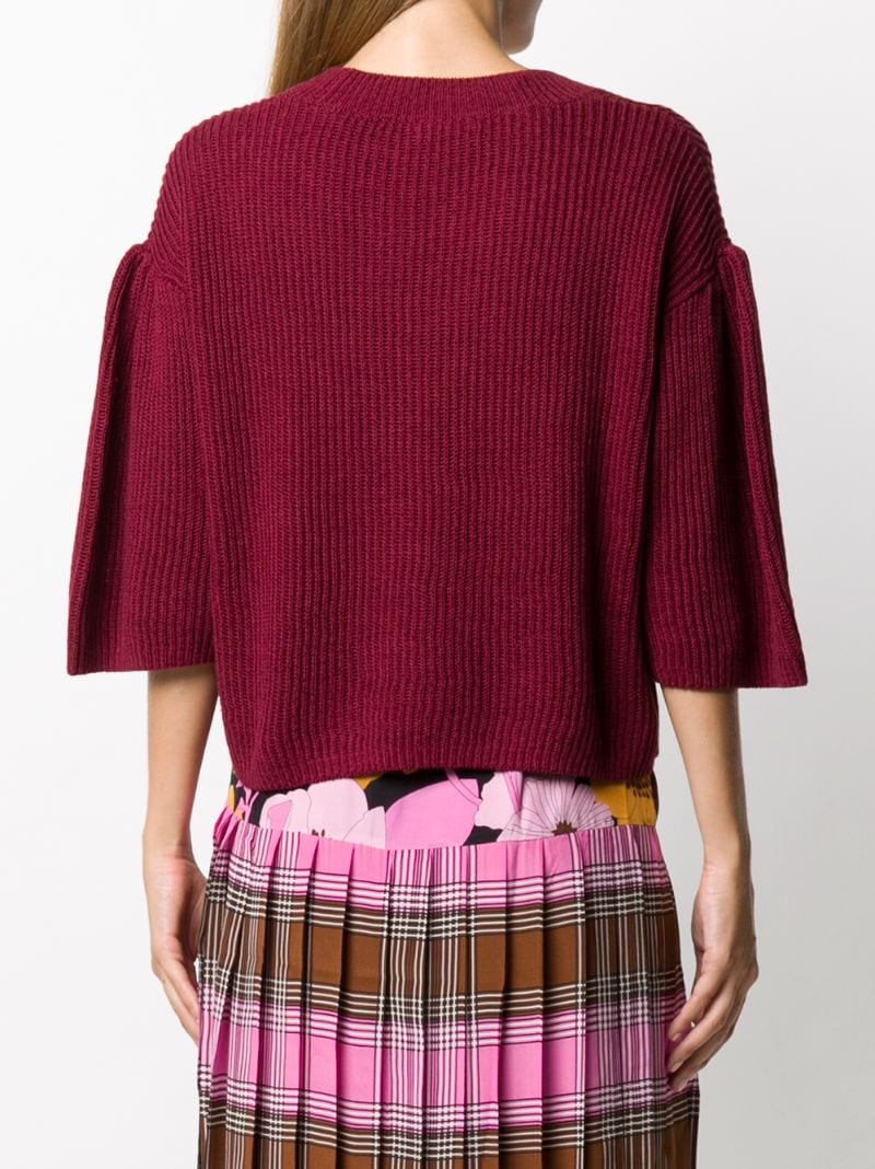 SEE BY CHLOÉ FLARED KNITTED JUMPER