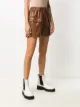 MSGM faux-leather shorts