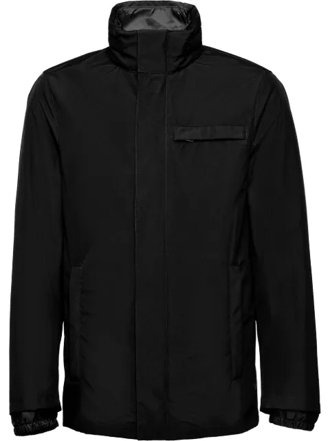 Prada chamarra rompevientos de tejido técnico con cierre 