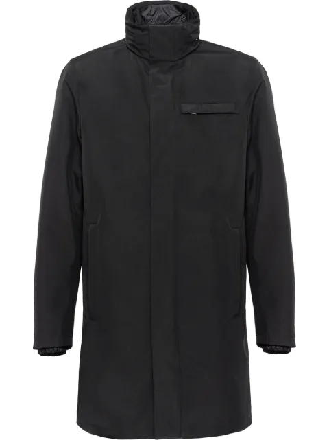 Prada technical fabric raincoat
