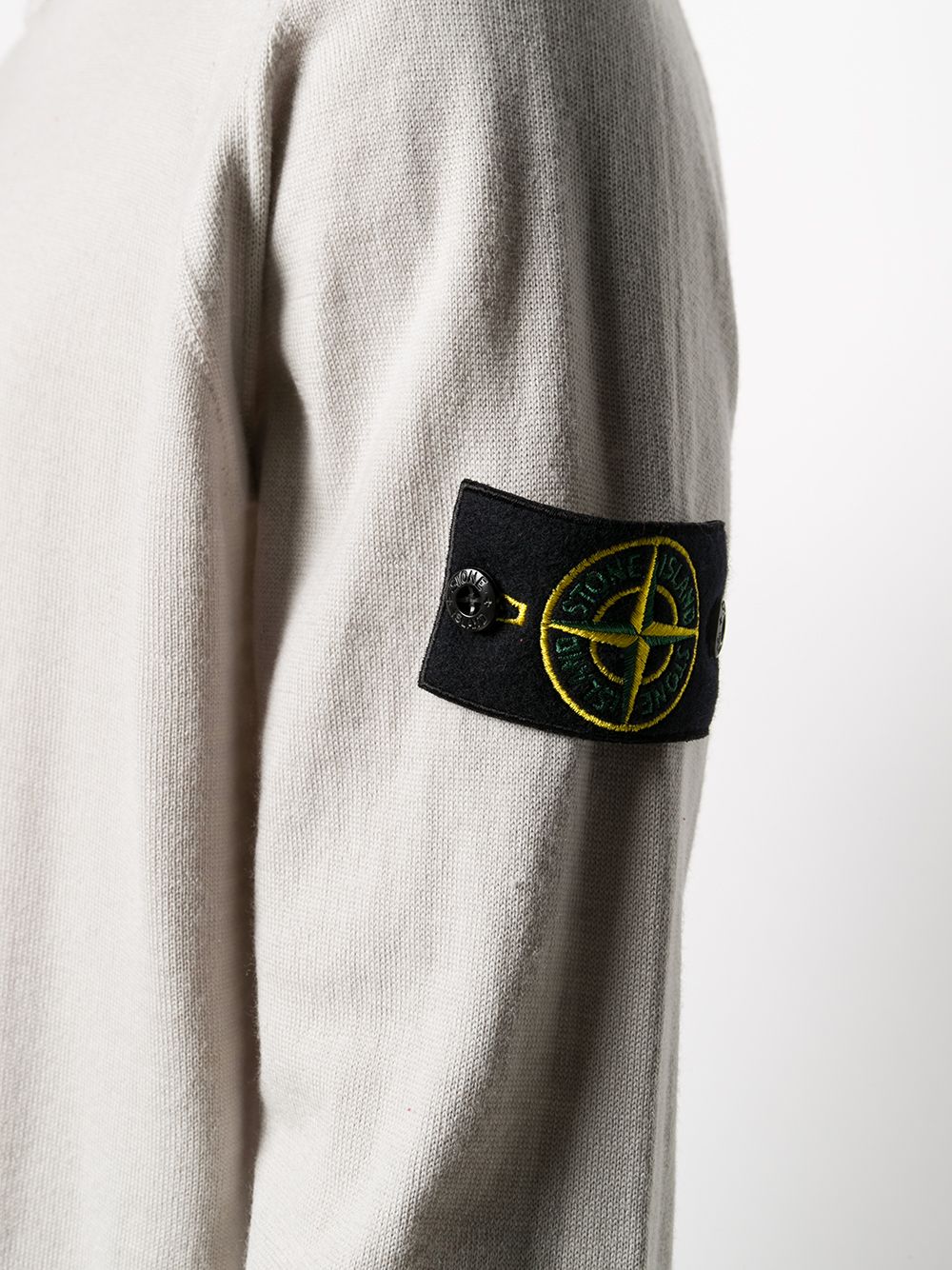 фото Stone island джемпер с окантовкой в рубчик