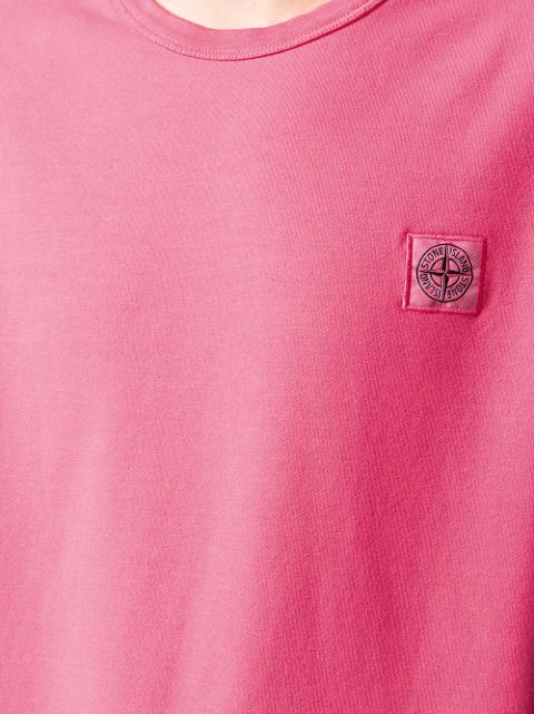 stone island pink tshirt