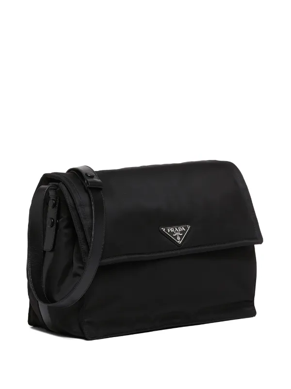 Prada Large Padded Nylon Shoulder Bag Farfetch