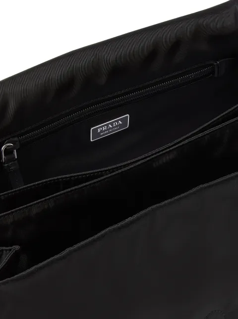 prada large padded nylon shoulder bolsa