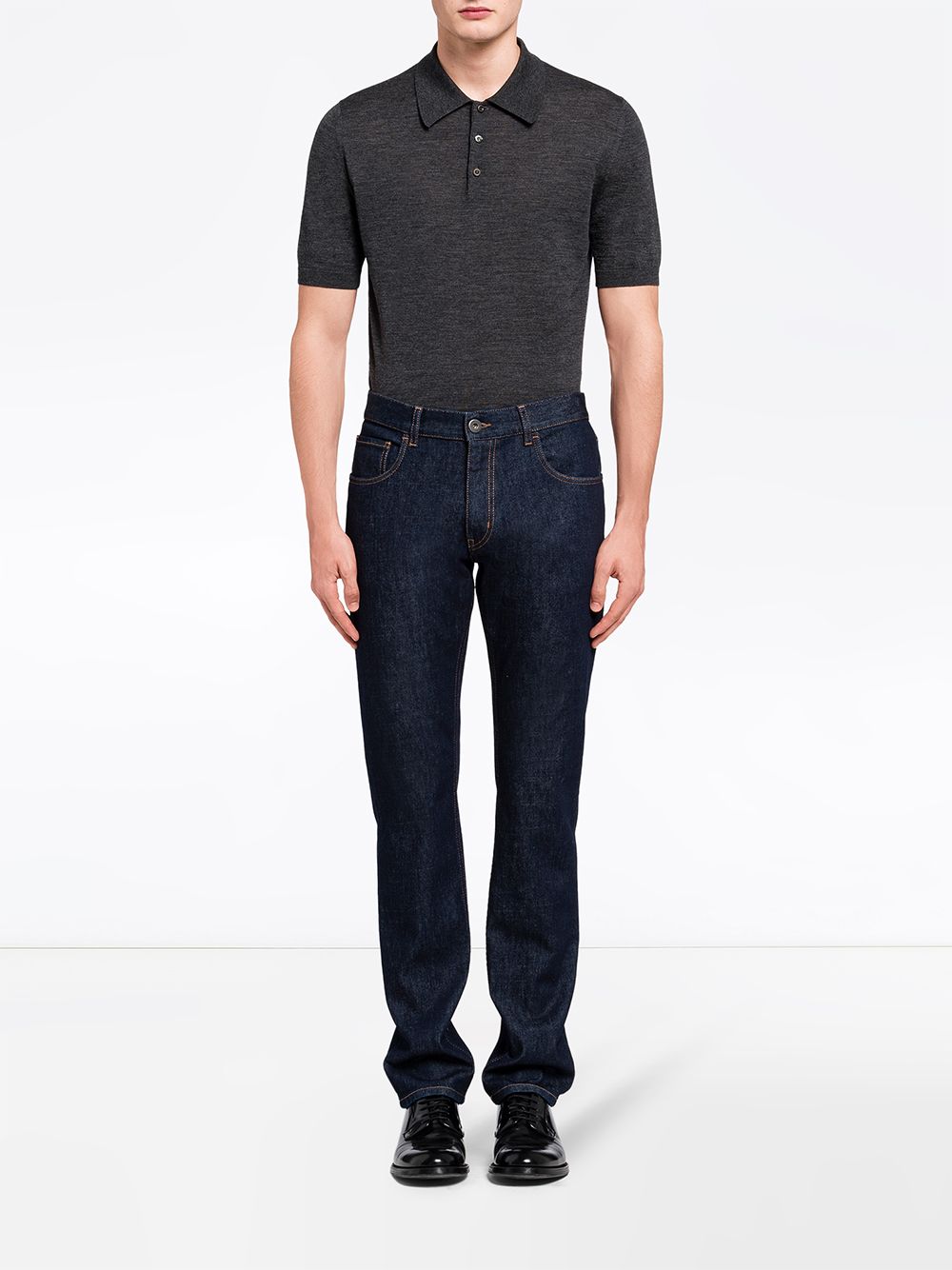 Image 2 of Prada mid-rise tapered jeans