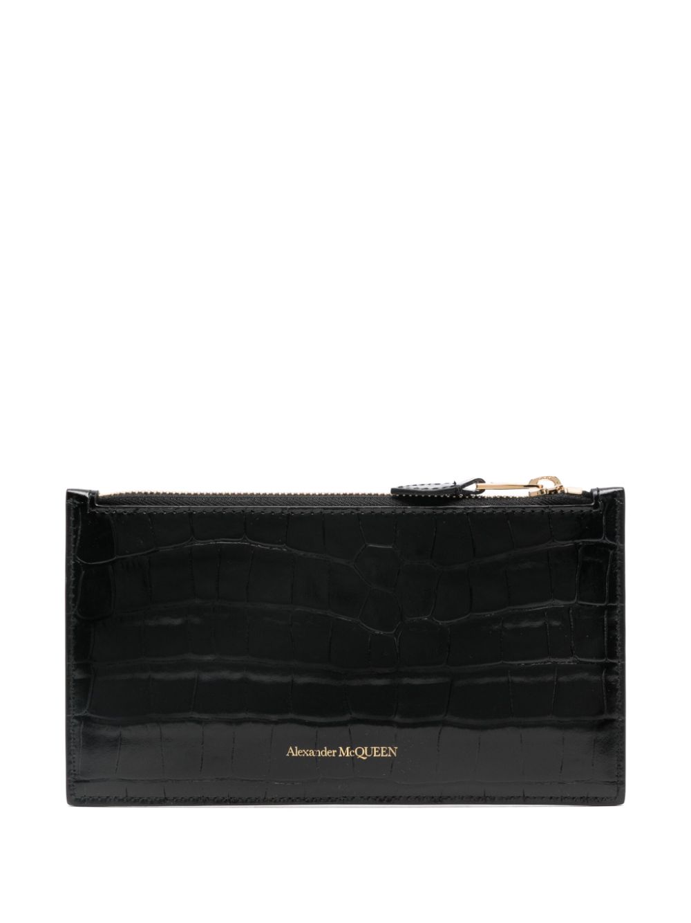 Alexander McQueen skull-stud cardholder Women