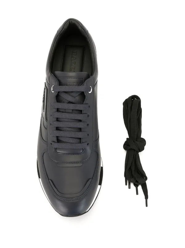 bally leather sneakers