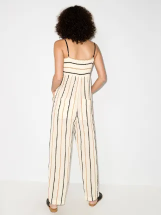 Tallie stripe-pattern jumpsuit展示图