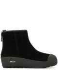 Bally platform leather ankle boots - Black