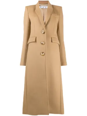 womens off white wool coat