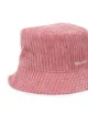Isabel Marant ribbed logo embroidered bucket hat