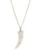 Isabel Marant buffalo horn pendant necklace