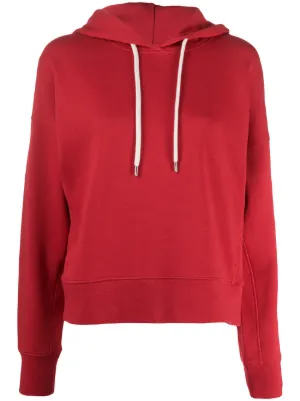 moncler hoodie red