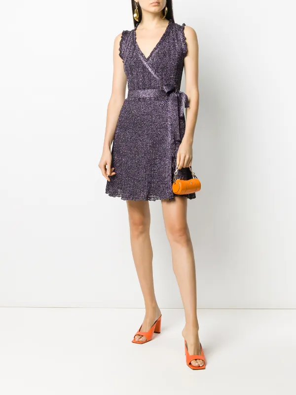 knitted wrap dress