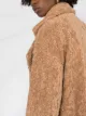 P.A.R.O.S.H. faux shearling double-breasted coat