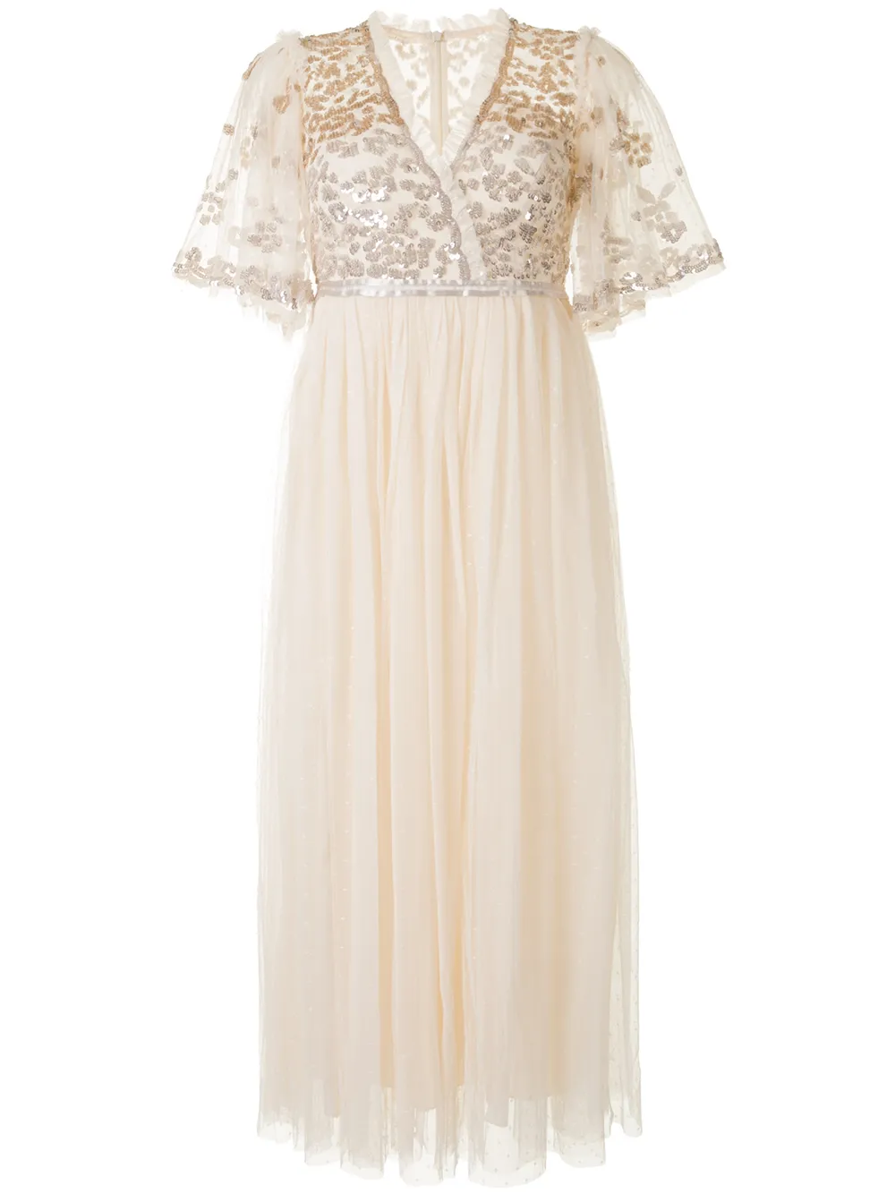 Needle & Thread платье из тюля с пайетками