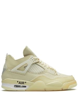 Air Jordan 4 off-white sail sneakers by Nike X Off-White, available on farfetch.com for $1961 Rihanna Shoes SIMILAR PRODUCT