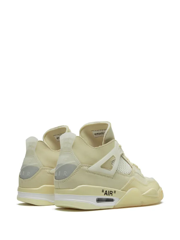 Shop Nike X Off-White Air Jordan 4 off-white sail sneakers with Express  Delivery - FARFETCH