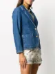 Tory Burch blazer de mezclilla ajustado