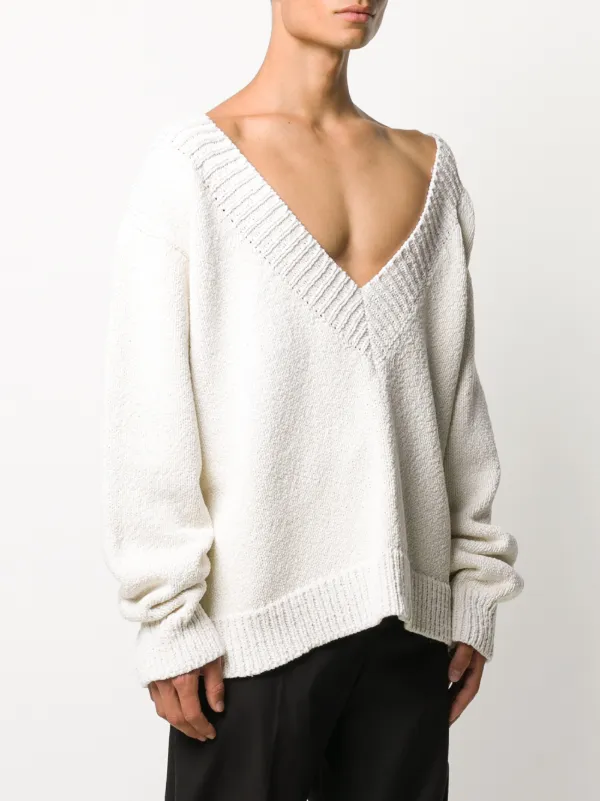 V neck oversized jumper Clearance