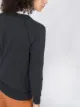 Isabel Marant Étoile كنزة بأكمام طويلة ومطرّزة بشعار الماركة