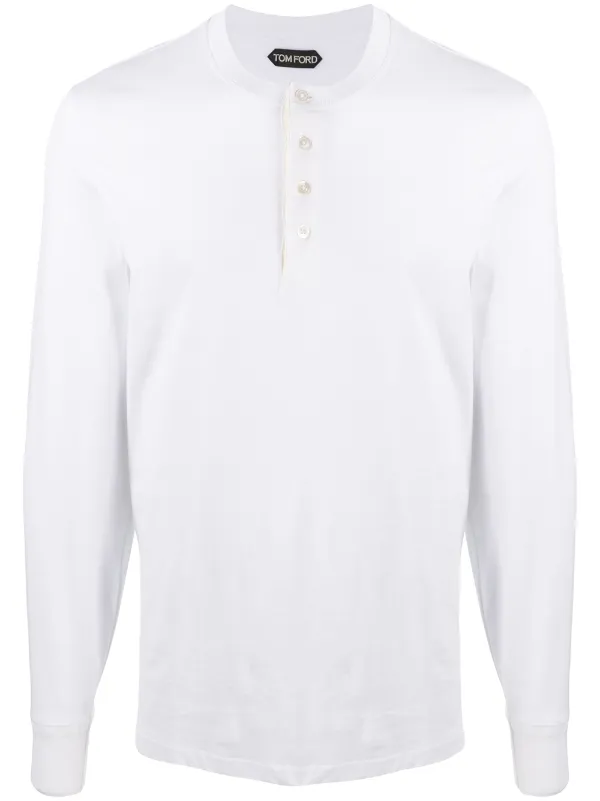 button up crew neck