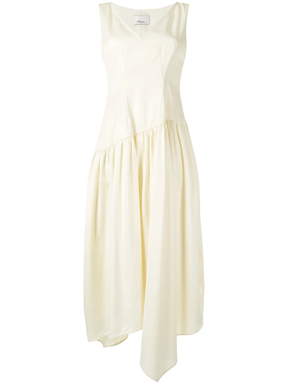 3.1 Phillip Lim asymmetric-hem V-neck dress