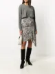 الصورة 2 من Isabel Marant تنورة غير متساوية الطول بطبعة حمار وحشي
