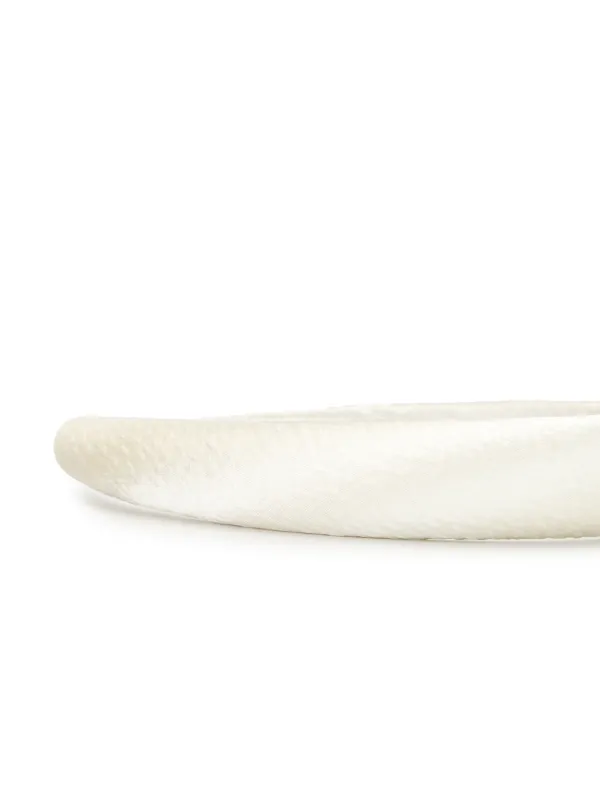 Jennifer Behr Tori Silk Headband | White | FARFETCH CH