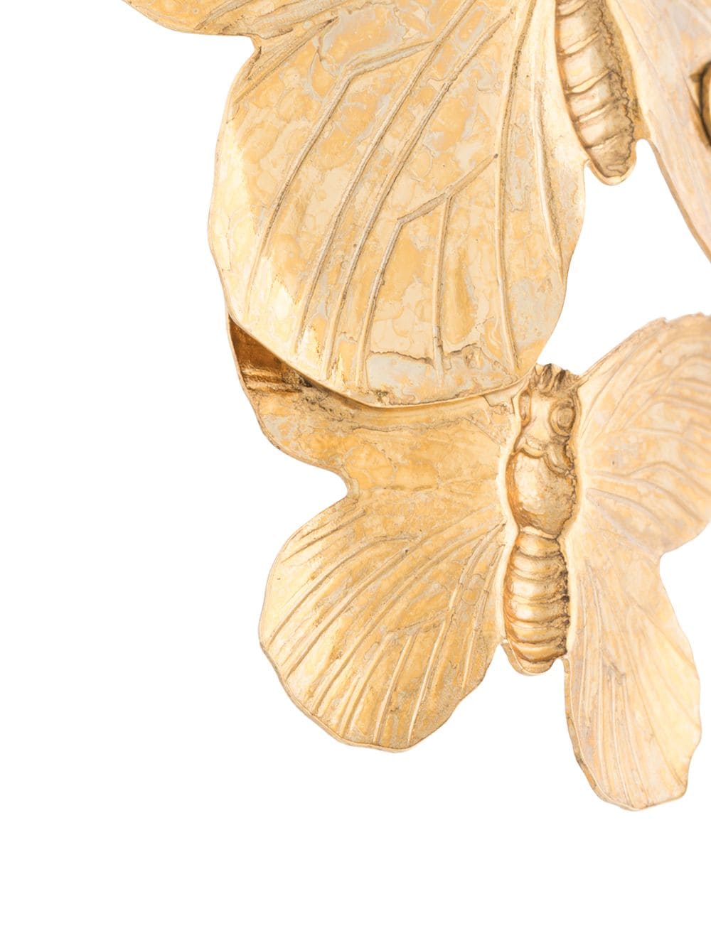 Shop Jennifer Behr Papillon Butterfly Earrings In Gold