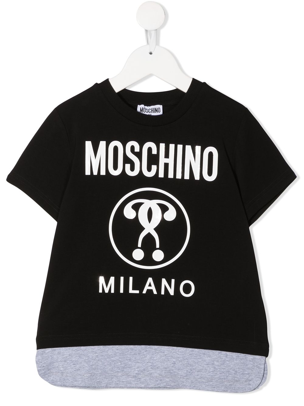 фото Moschino kids футболка с логотипом