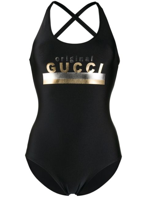 gucci swimsuit black