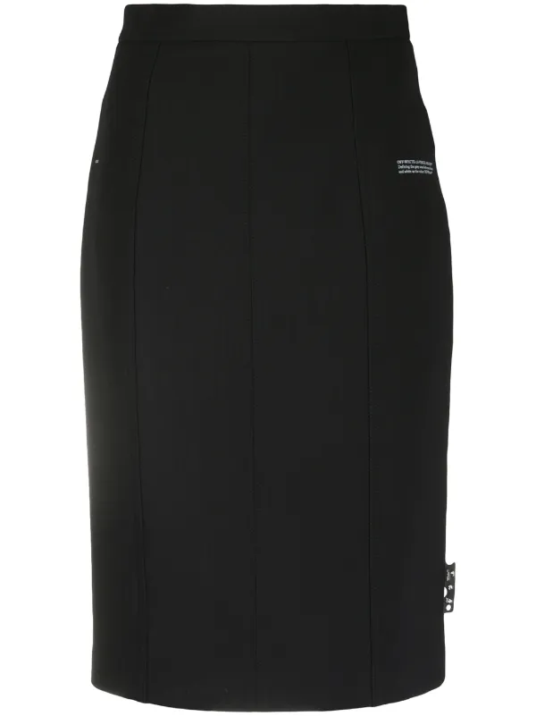 express black and white pencil skirt