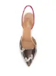 Aquazzura snakeskin effect slingback pumps