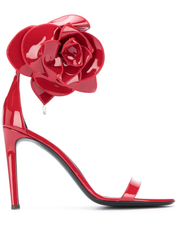 giuseppe zanotti red sandals